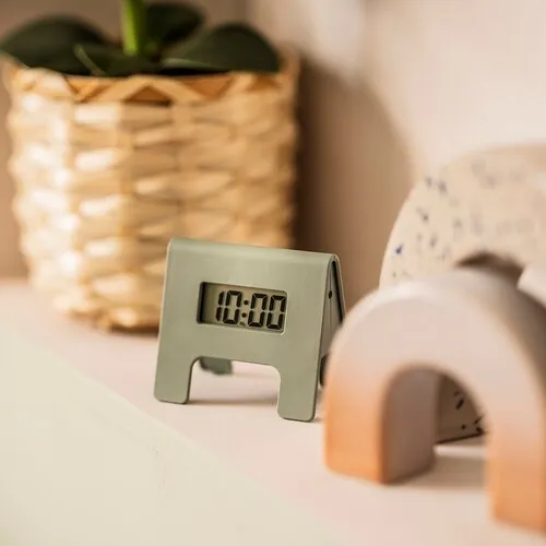 Alarm clock, green, 4x6 cm (image 3 of 3)
