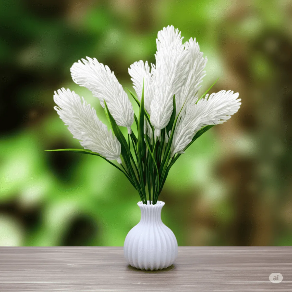 Artificial feathery plant (image 2 of 2)