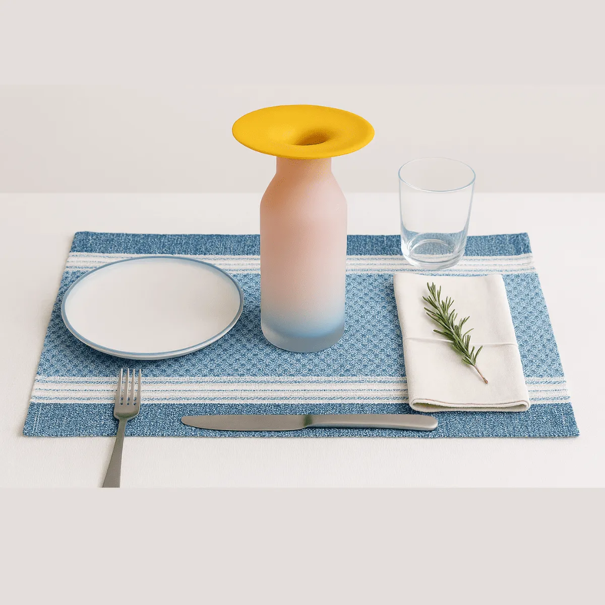 Azure Weave Table Mat (image 2 of 2)