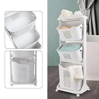 Bathroom Laundry Basket Dir Clothes Storage (image 2 of 3)