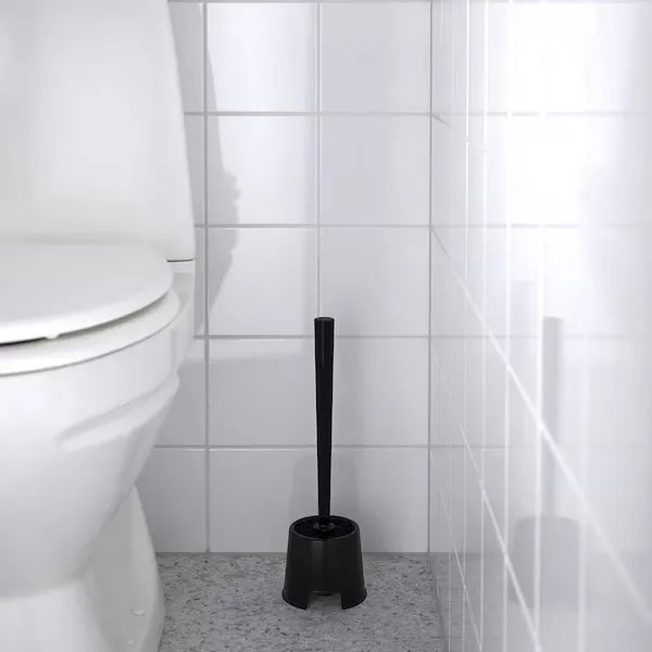 BOLMEN Toilet Brushes with Holders, Black, 36.5 cm (image 2 of 2)
