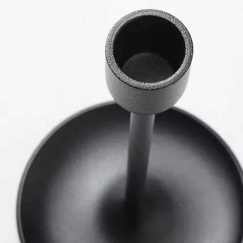 Candlestick, set of 3, black (image 3 of 4)