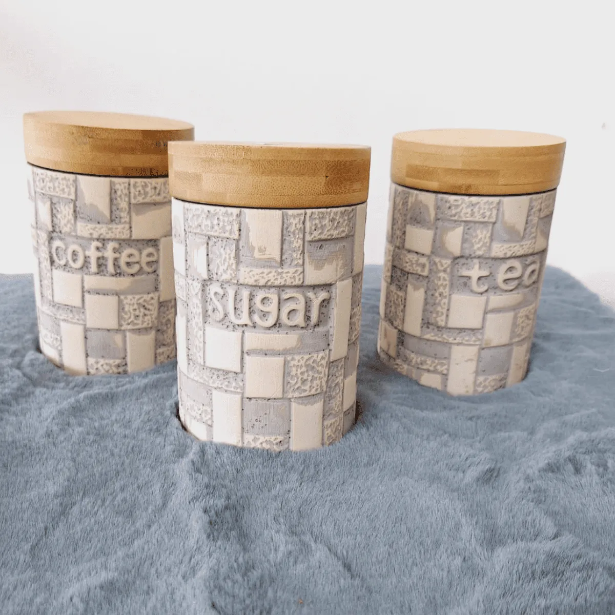 Ceramic Tea Coffee Suger Set