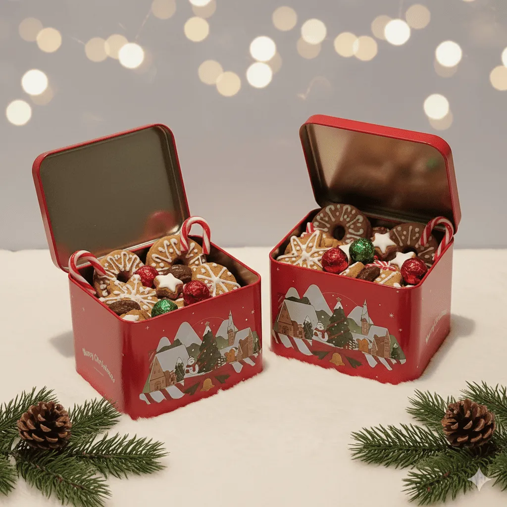 Charming Christmas Cookie Tins (image 2 of 2)