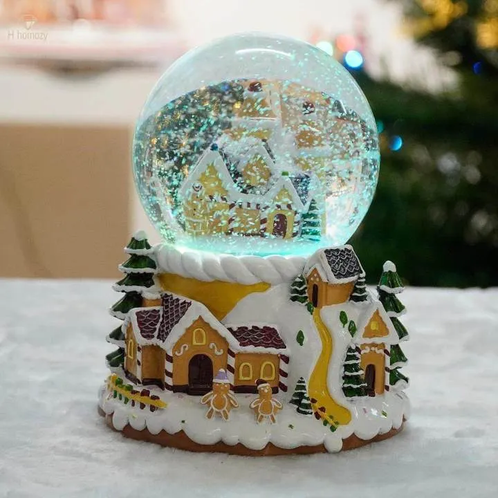 Charming Winter Village Snow Globe (image 2 of 2)