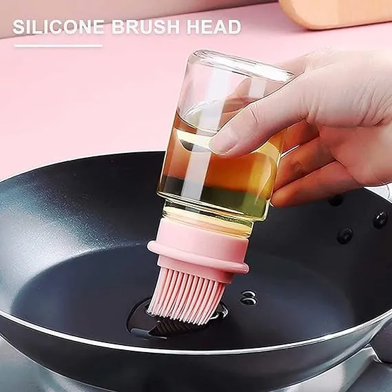 Clear Glass Can Oil Bottle Dispenser
