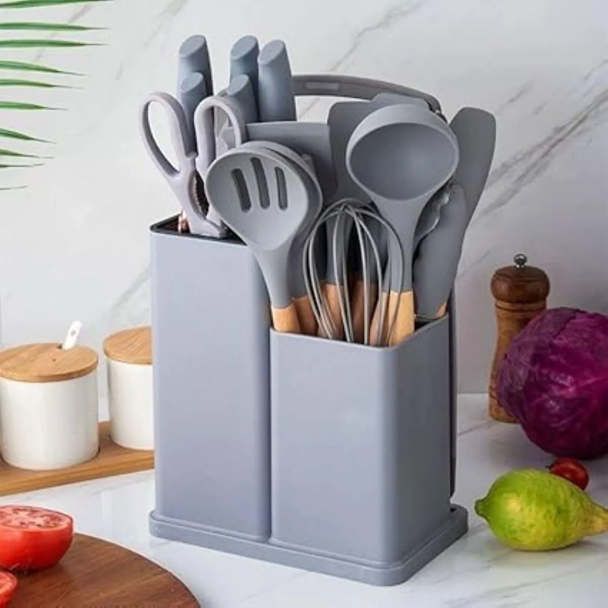 Cooking Utensils and Knife Set (image 2 of 2)