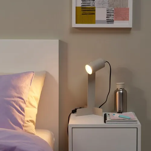 Desk lamp, beige