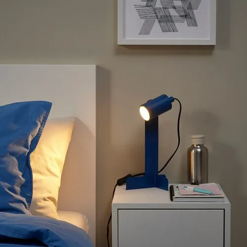 Desk lamp, dark blue