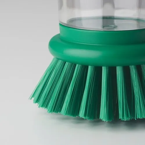 Dish-washing brush with dispenser, bright green (image 3 of 5)