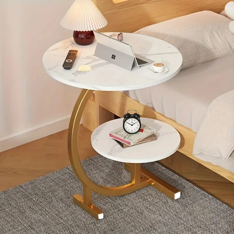 Double round side table (image 2 of 3)