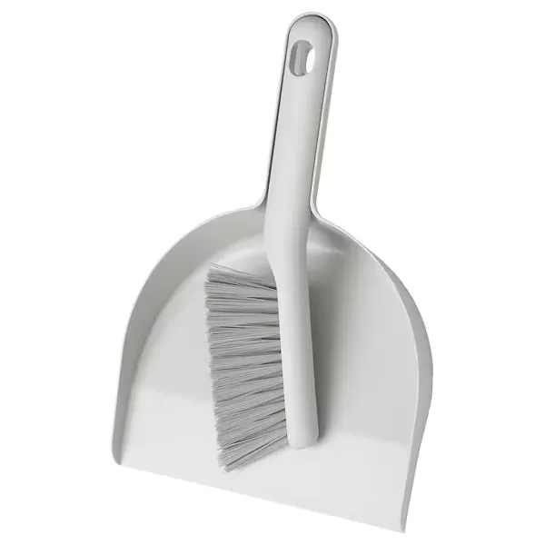 Dust pan and brush