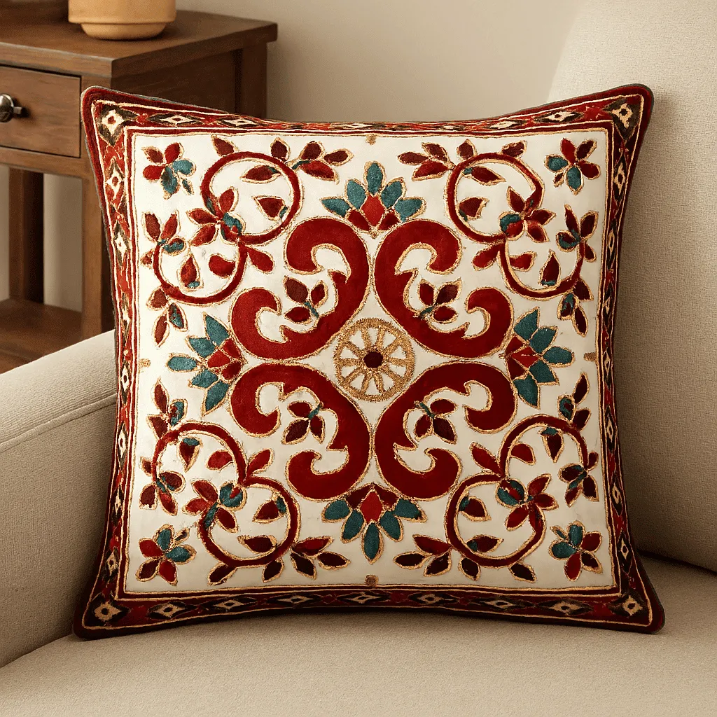 Embroidered Decorative Cushion Case (image 2 of 2)