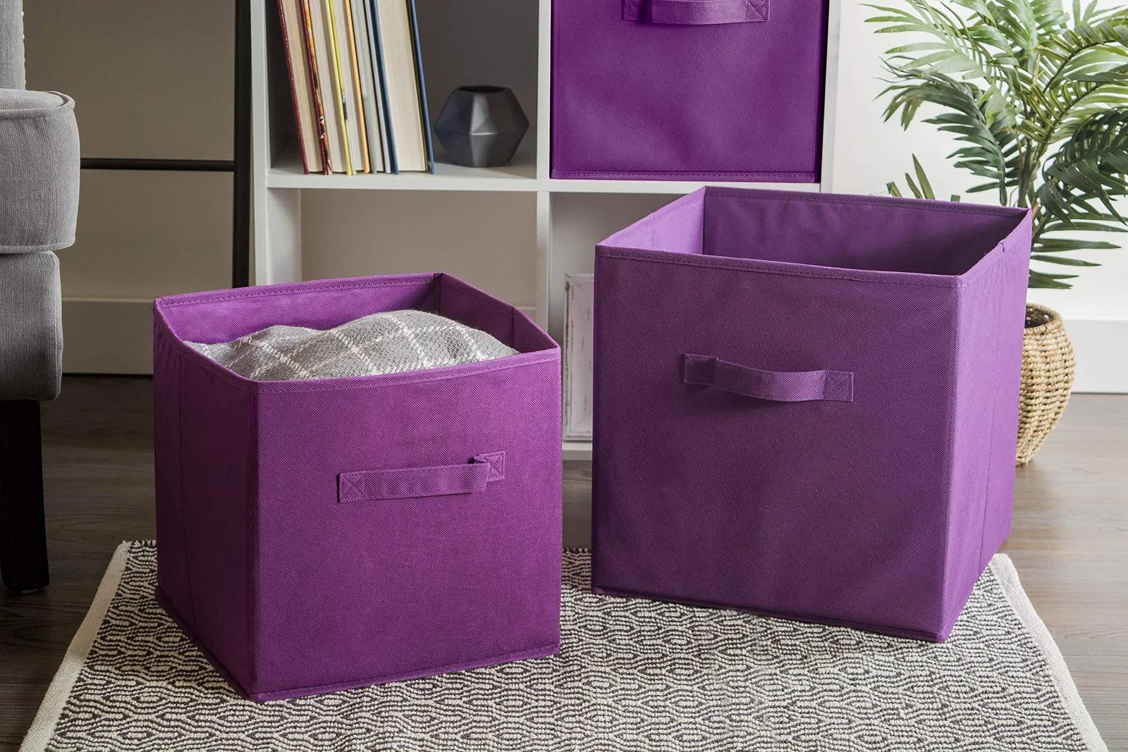 Foldable Storage Cubes Organizer Basket Bin (image 2 of 3)