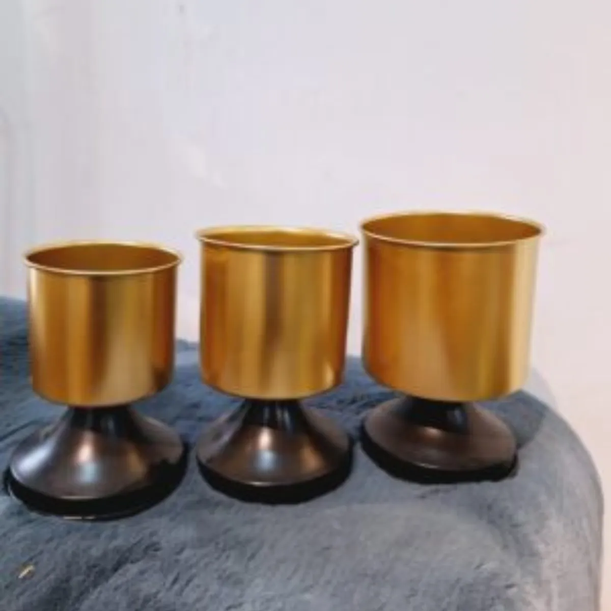Gold Ceramic Vase Set