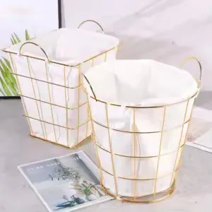 Gold laundry baskets (image 2 of 2)