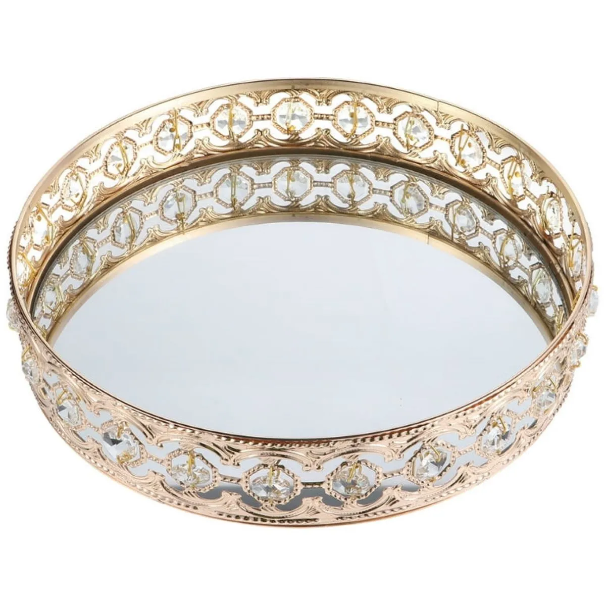 Gold Mirror Tray