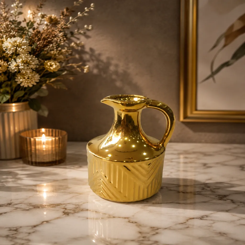 Golden Luxe Decorative Pitcher (image 2 of 2)