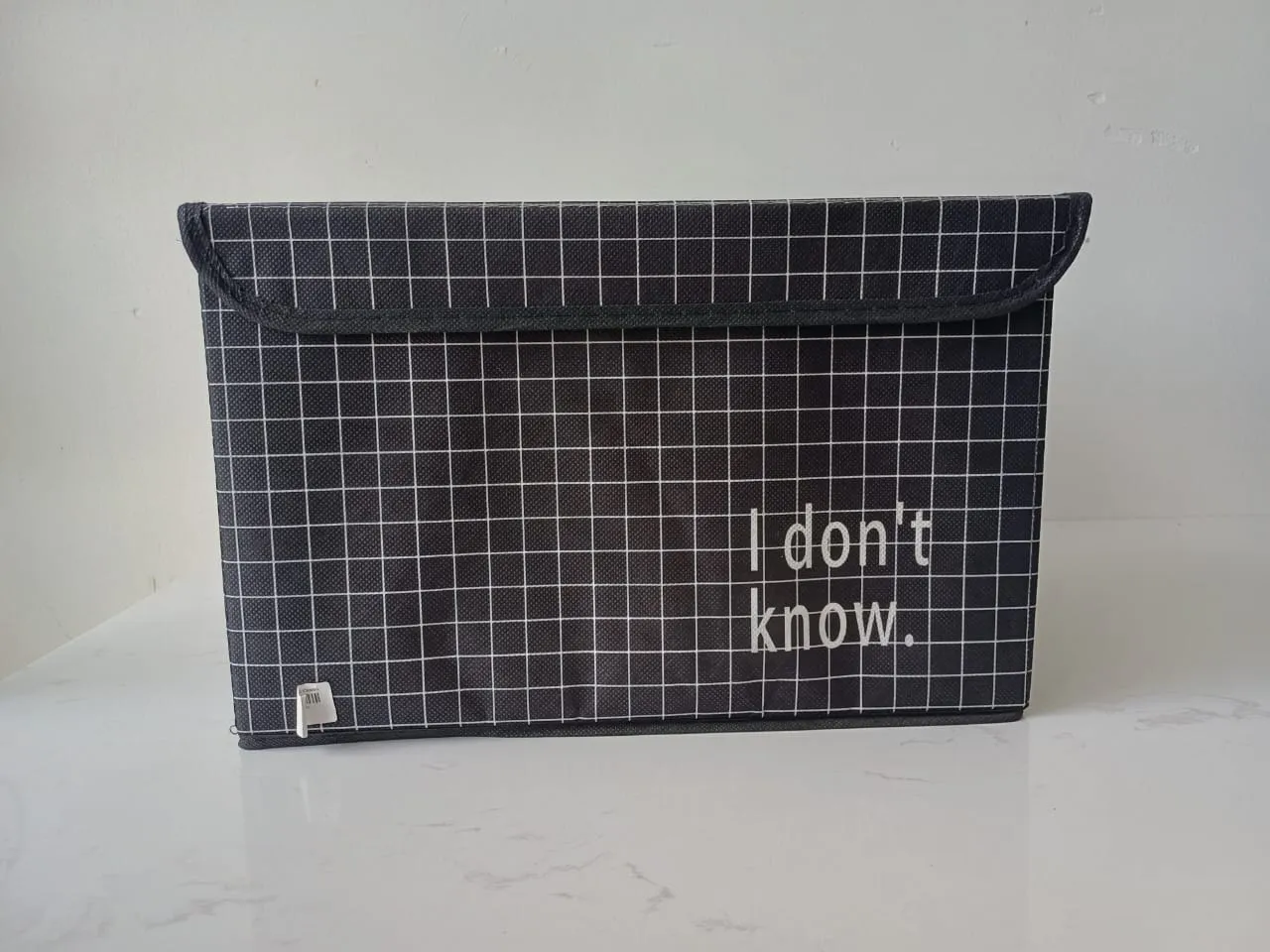 Grid Pattern Storage Organizer Box