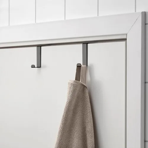 Hook for door, black
