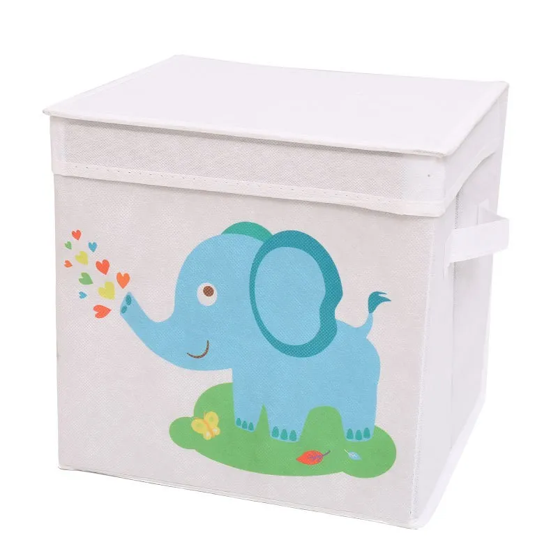 Kids’ Elephant Print Storage Box
