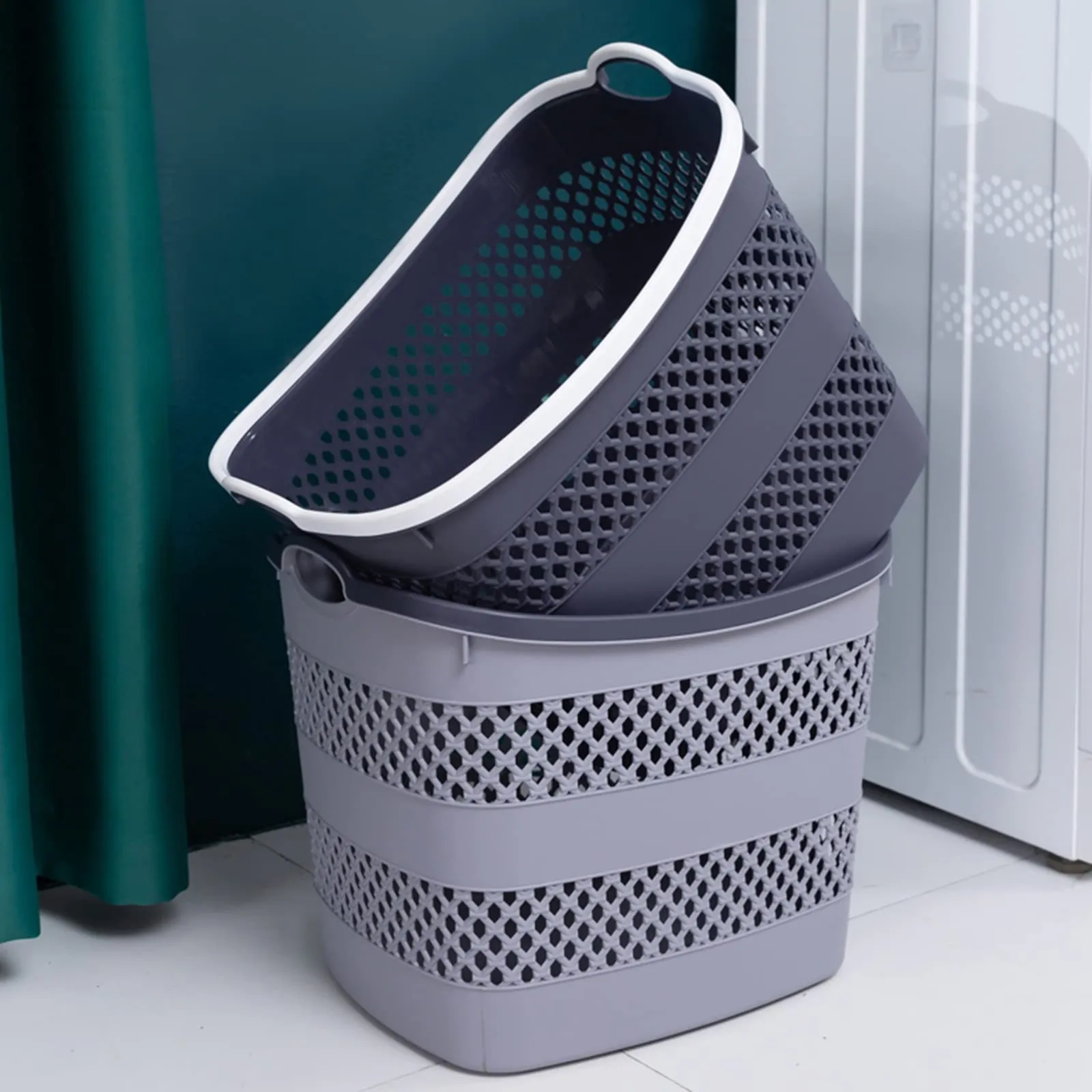 Laundry Basket Dirty Clothes Hamper Storage (image 2 of 3)