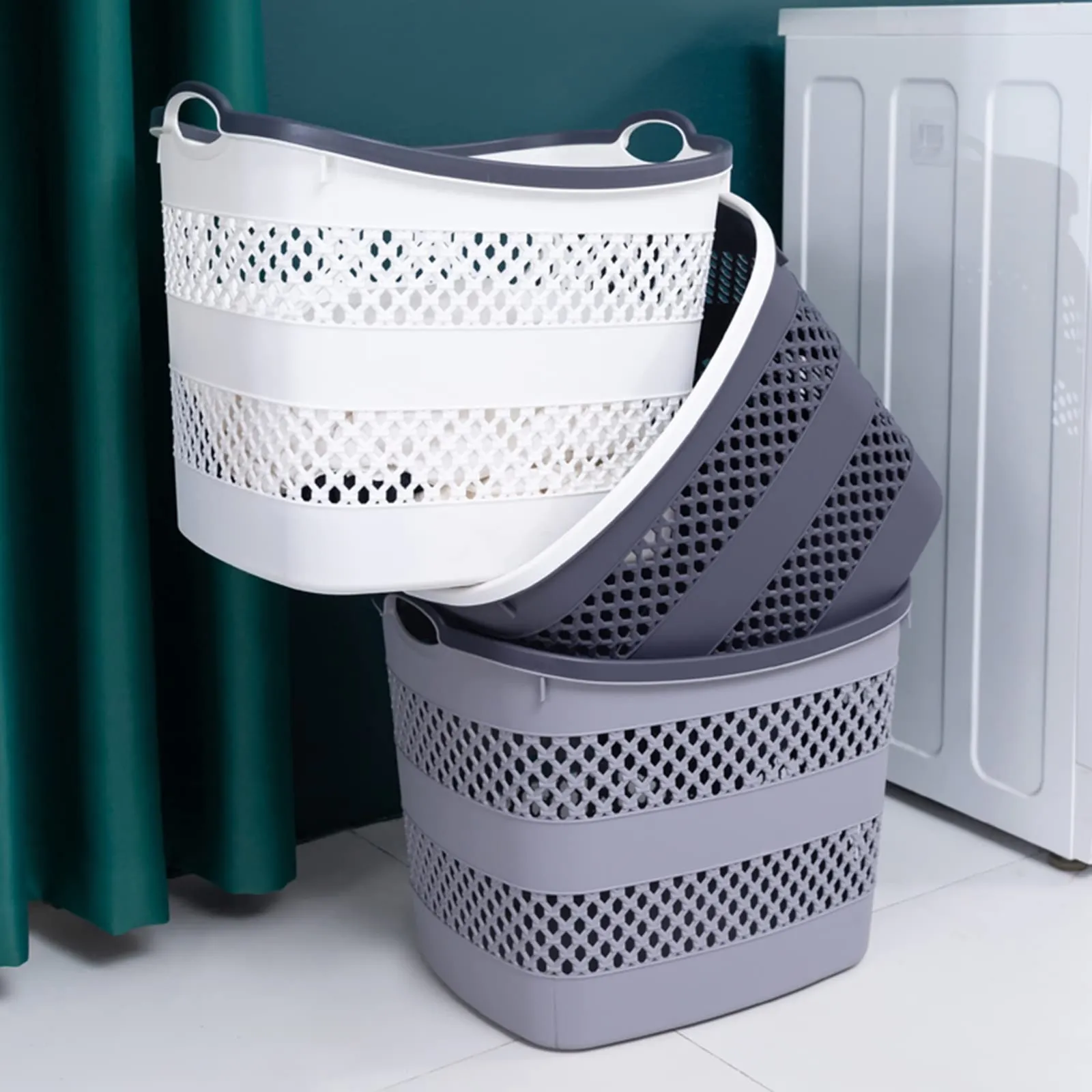 Laundry Basket Dirty Clothes Hamper Storage (image 3 of 3)