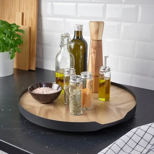 Lazy Susan, acacia veneer, 42 cm