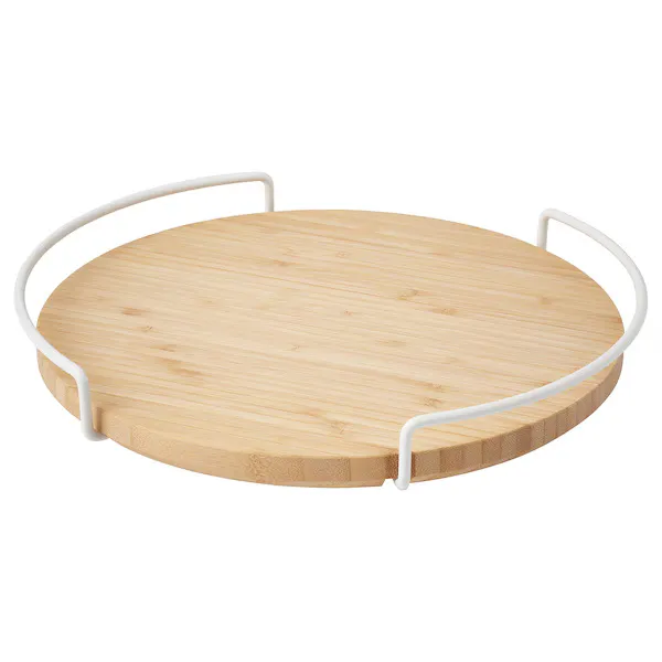 Lazy Susan, organizer bamboo, 28 cm