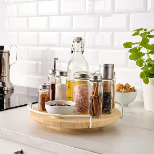 Lazy Susan, organizer bamboo, 28 cm (image 3 of 4)