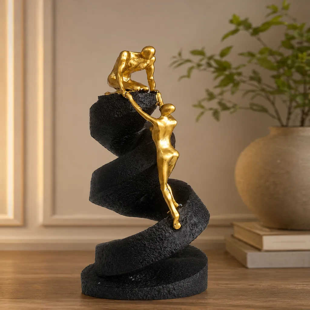 Luxury Gold Human Connection Sculpture (image 2 of 2)