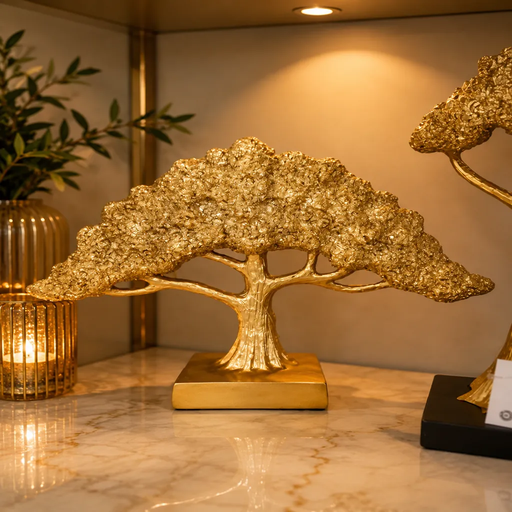 Luxury Golden Tree of Life Decorative Sculpture (image 2 of 2)