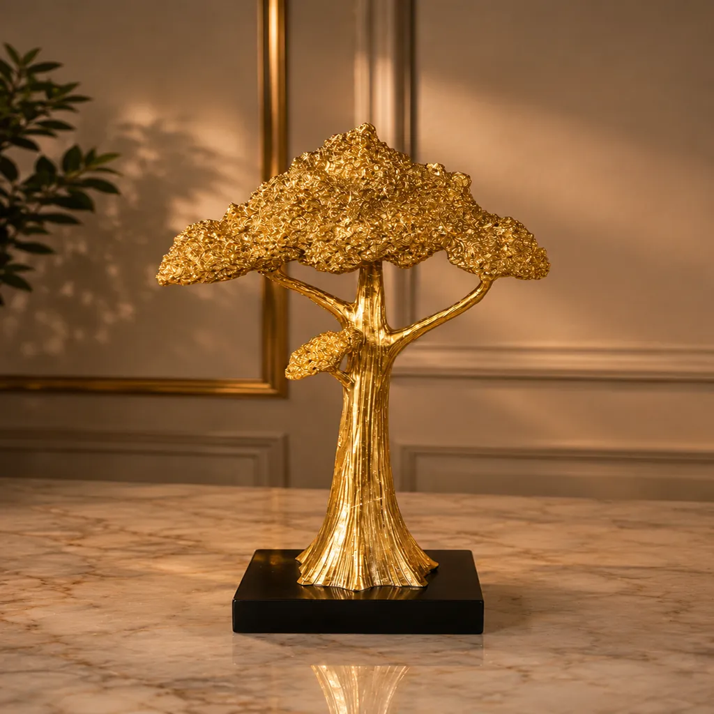 Luxury Golden Tree of Life Decorative Sculpture (image 2 of 2)