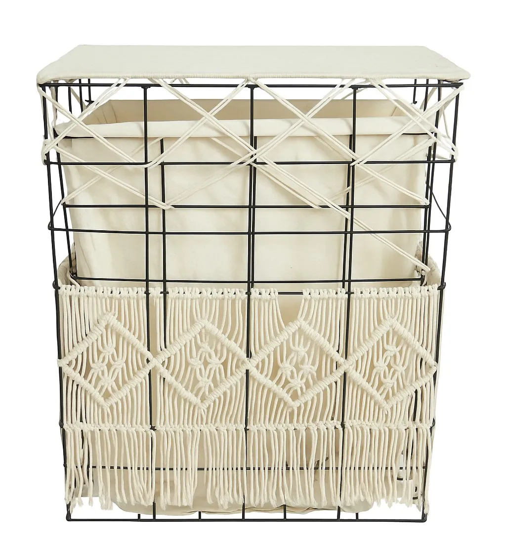 Macrame Laundry Basket
