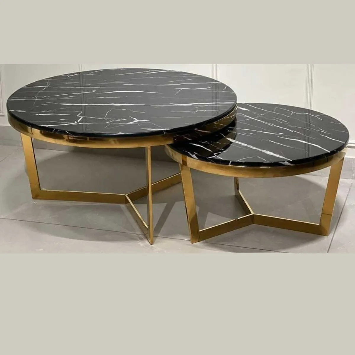 Marble Coffee Table Sets 2