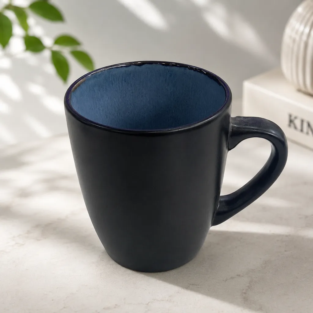 Matte Charcoal Ceramic Mug