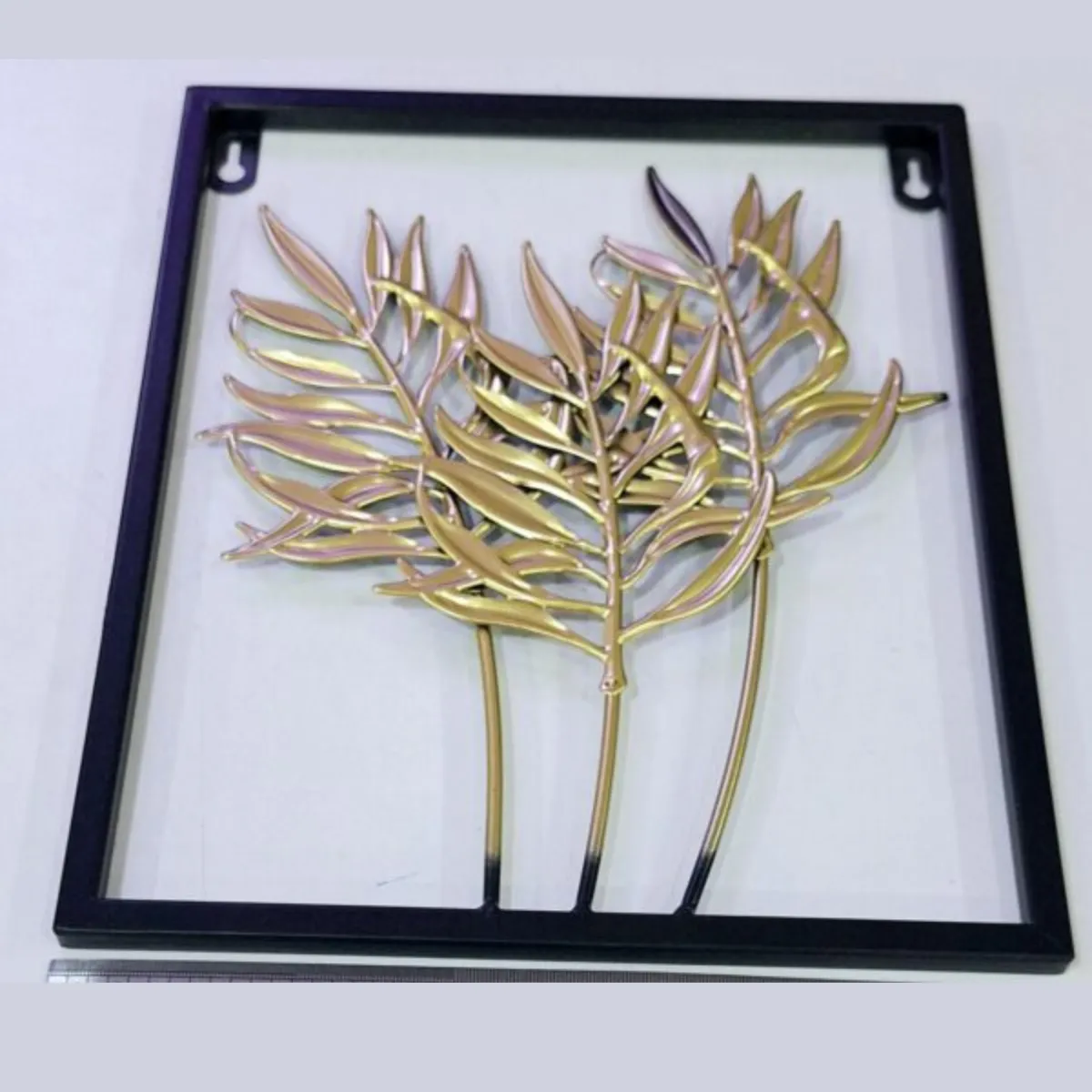 Metal Wall Hanging Wrought Iron Ginkgo Leaf Wall Decor