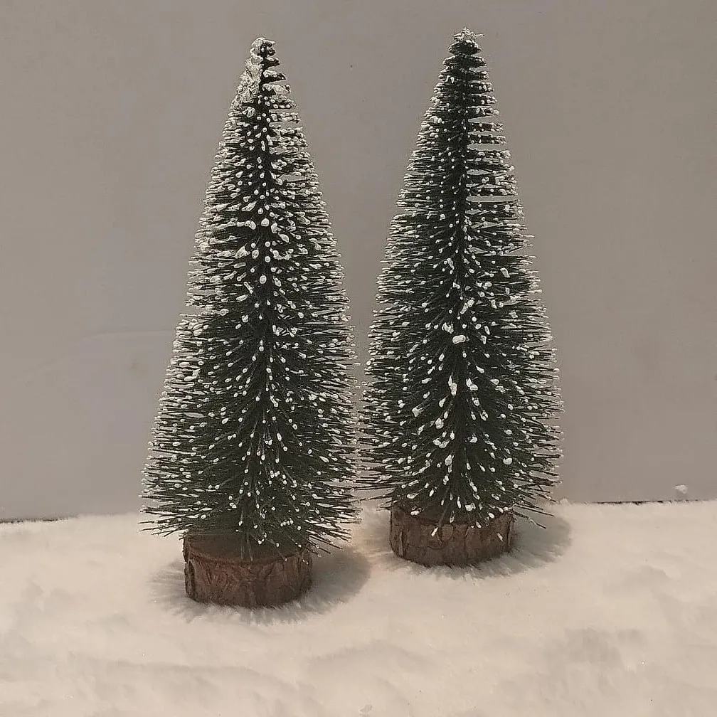 Mini Snow-Dusted Christmas Trees