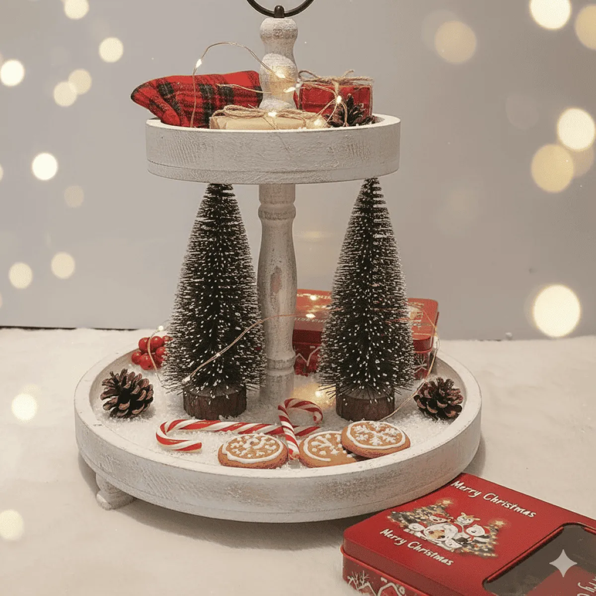 Mini Snow-Dusted Christmas Trees (image 2 of 2)