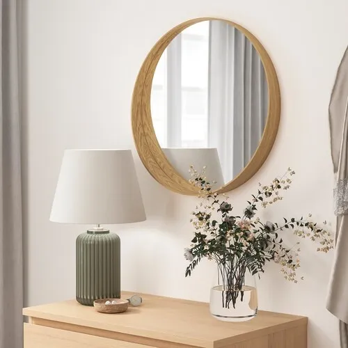 Mirror, oak veneer, 60 cm