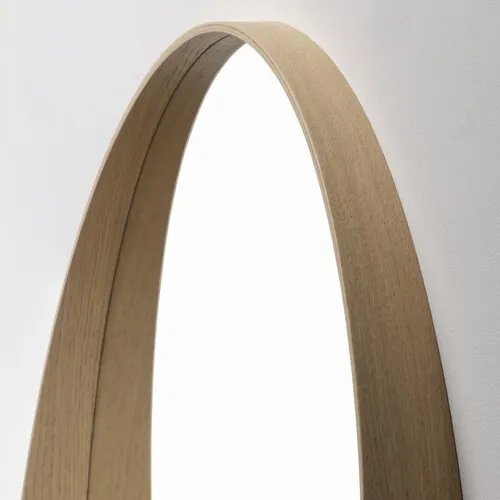 Mirror, oak veneer, 80 cm (image 4 of 5)