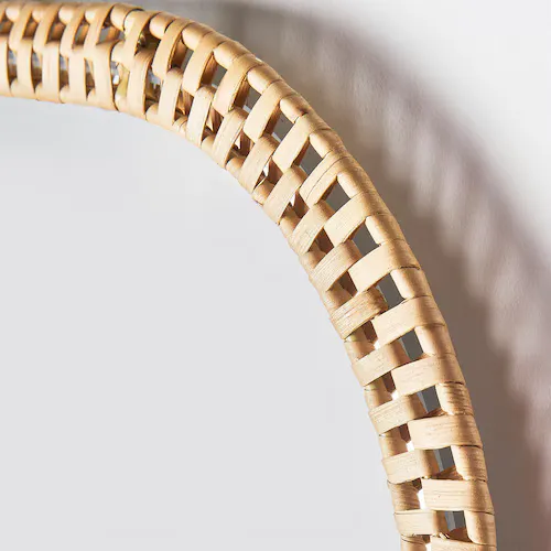 Mirror, rattan, 53x76 cm (image 3 of 5)