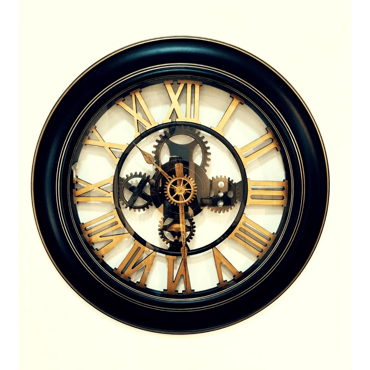 Moving Gears Wall Clock