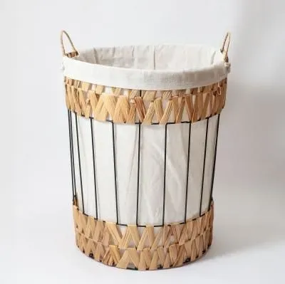 Open Weave Hamper Basket