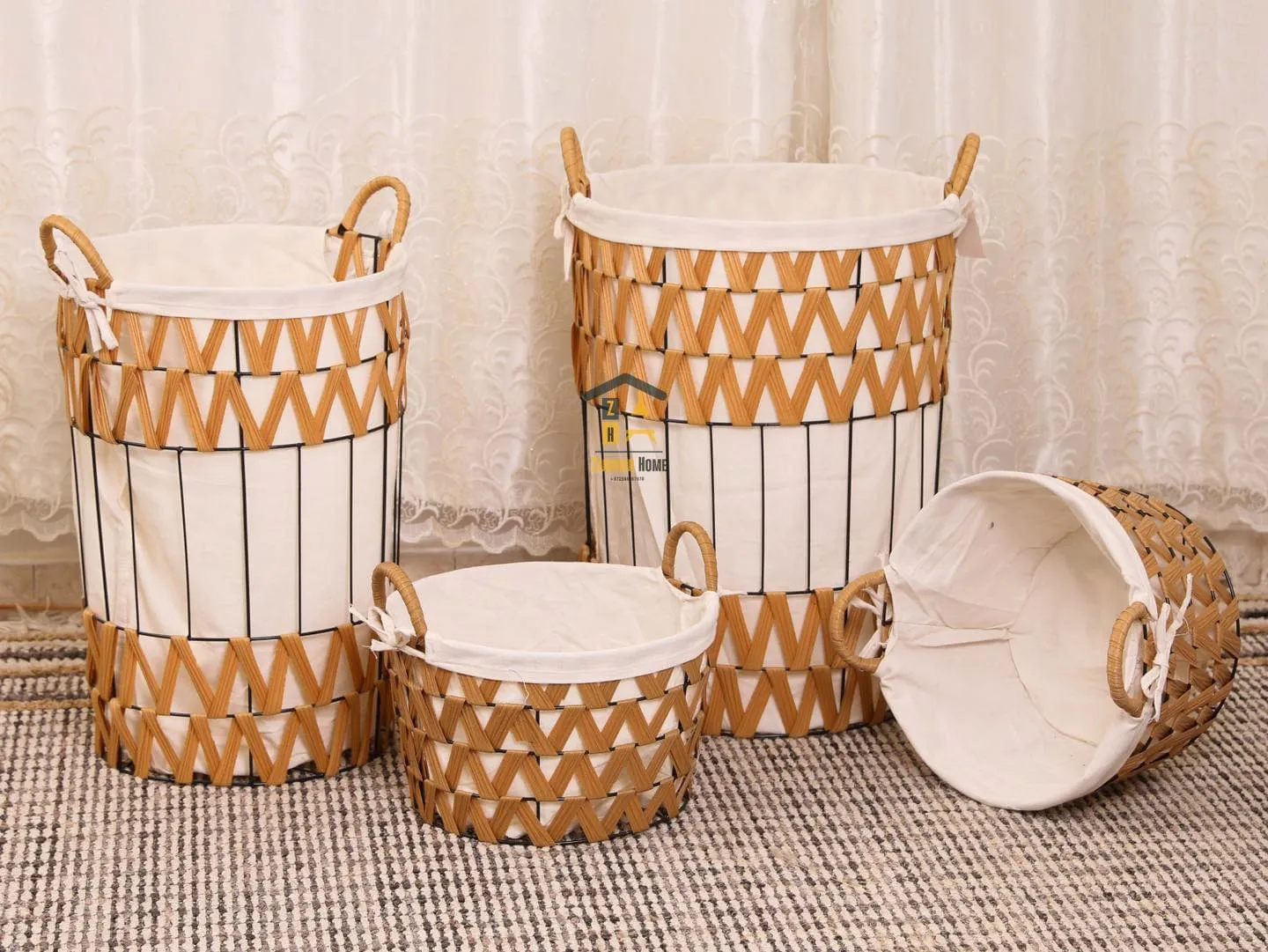 Open Weave Hamper Basket (image 3 of 3)