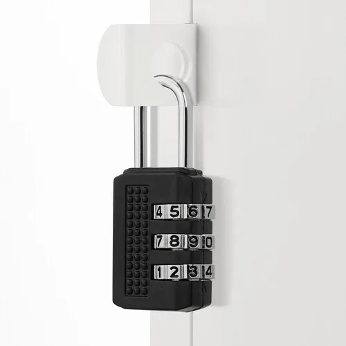 Padlock, white