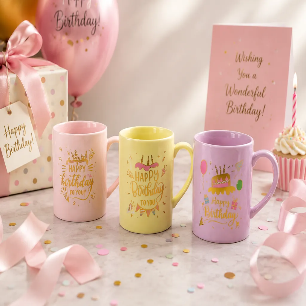 Pastel Birthday Celebration Mug