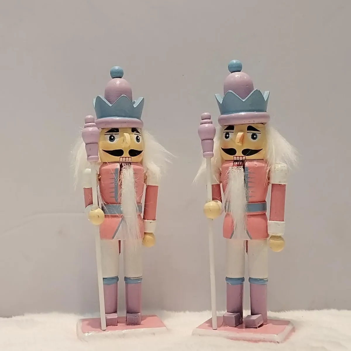 Pastel Wooden Nutcracker Soldiers