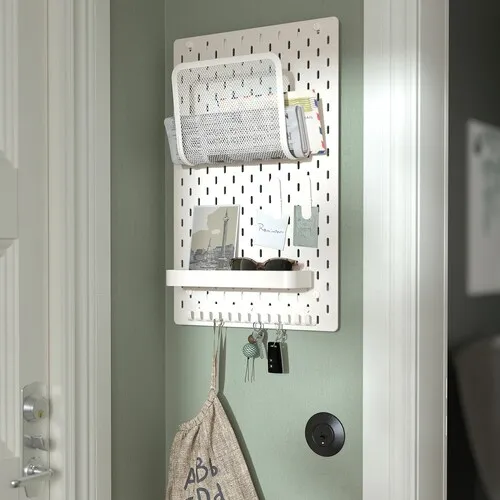 Pegboard, white, 36x56 cm (image 2 of 2)