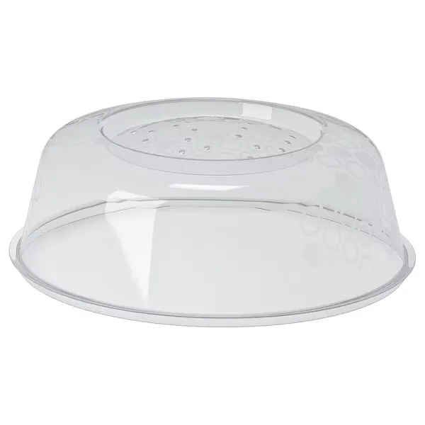 PRICKIG Microwave lid, grey, 26 cm